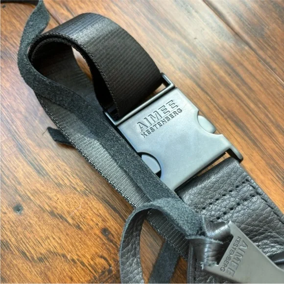 Aimee Kestenberg Milan Black Leather Belt Bag - Picture 5 of 5